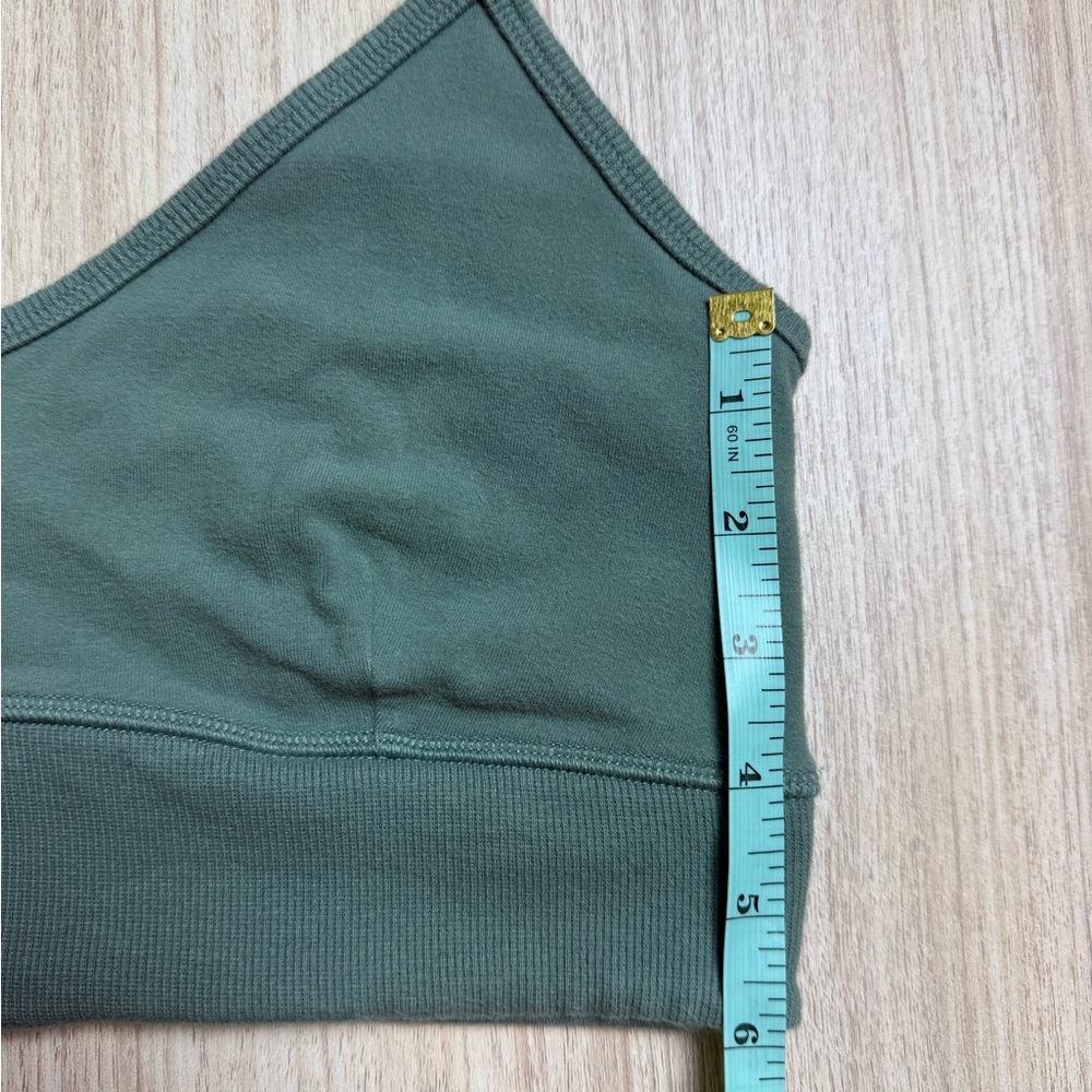 Bandier x Sincerely Jules - The Meadow Bra - Fatigue Green - Sz L - Picture 6 of 8